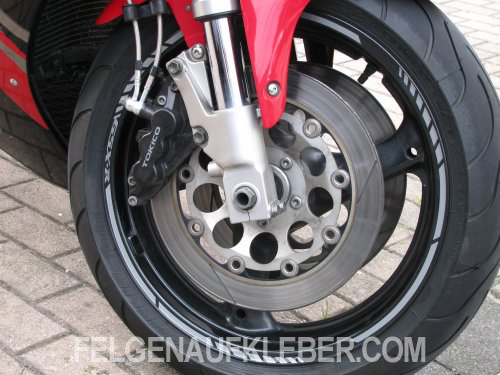 Motorrad Felgenrandaufkleber HONDA - Logo CBR 929 RR